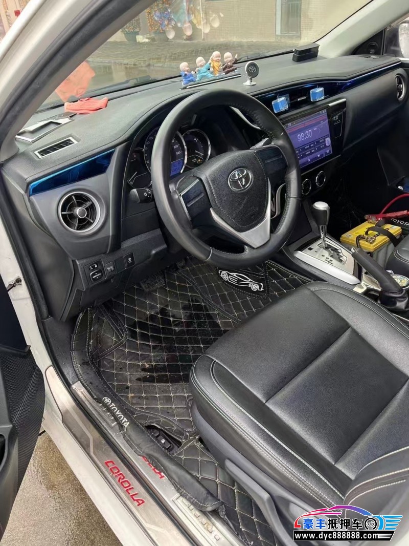 18年丰田卡罗拉轿车抵押车出售