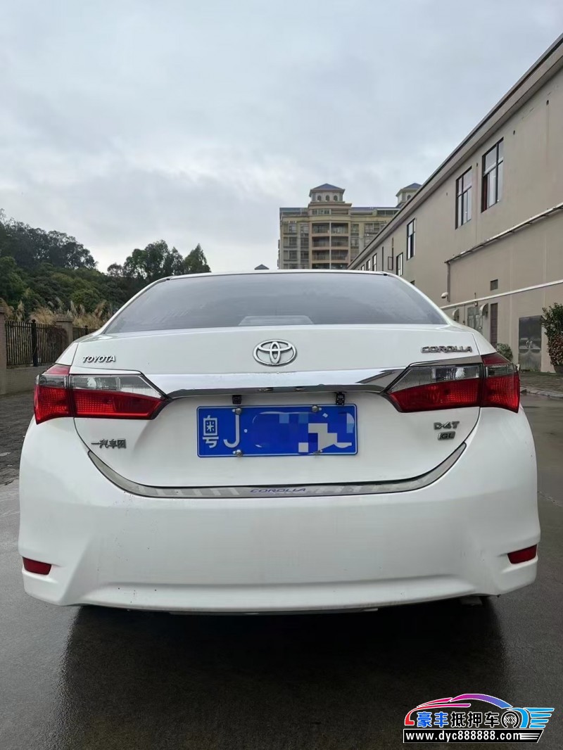 18年丰田卡罗拉轿车抵押车出售