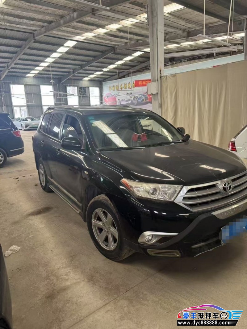15年丰田汉兰达SUV抵押车出售