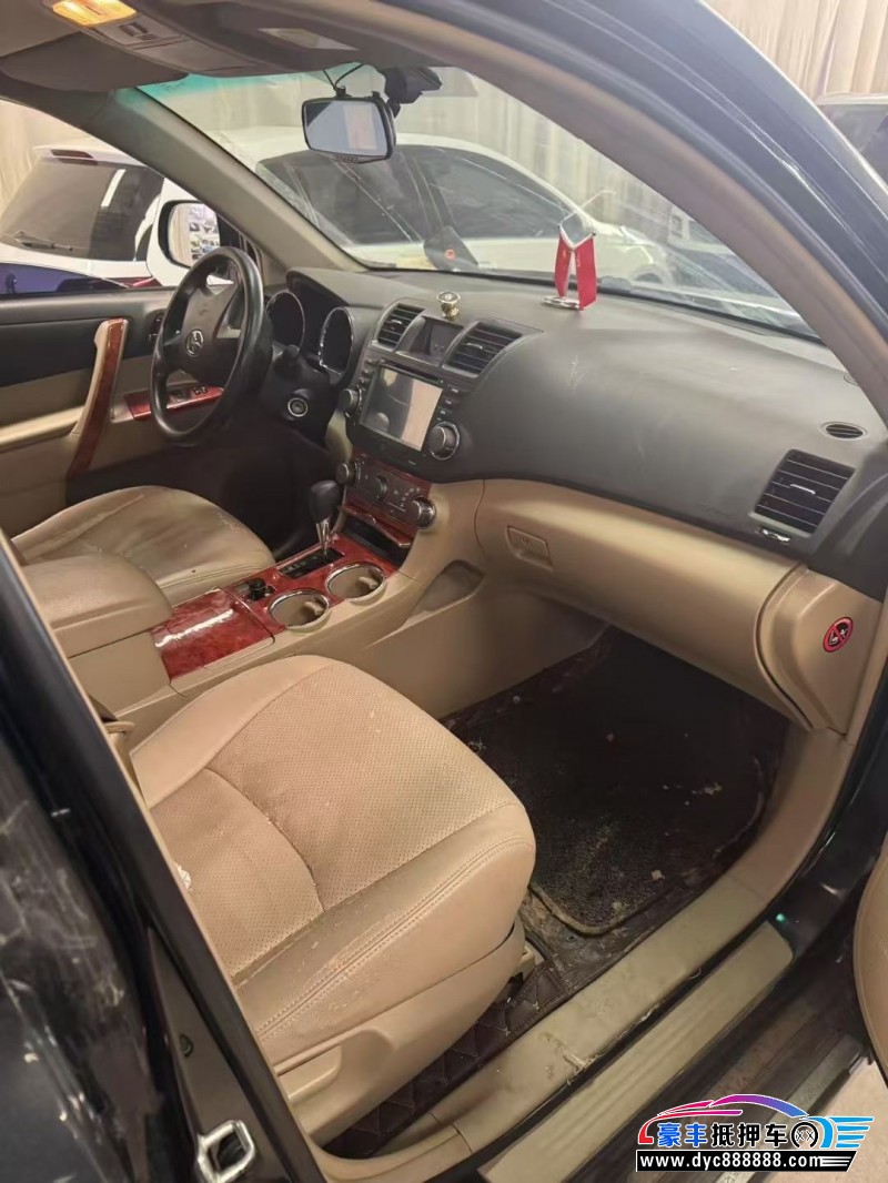 15年丰田汉兰达SUV抵押车出售