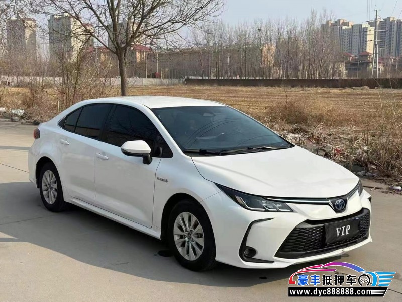 23年丰田卡罗拉轿车抵押车出售