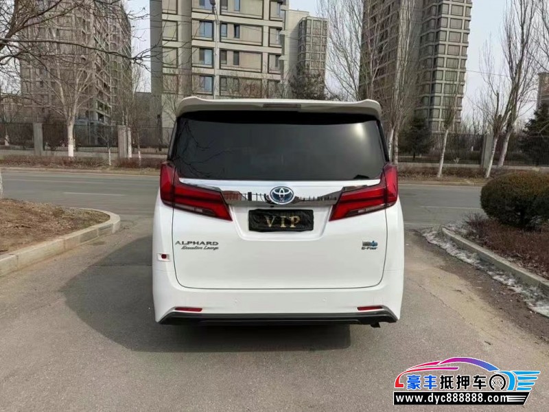 19年丰田埃尔法轿车抵押车出售