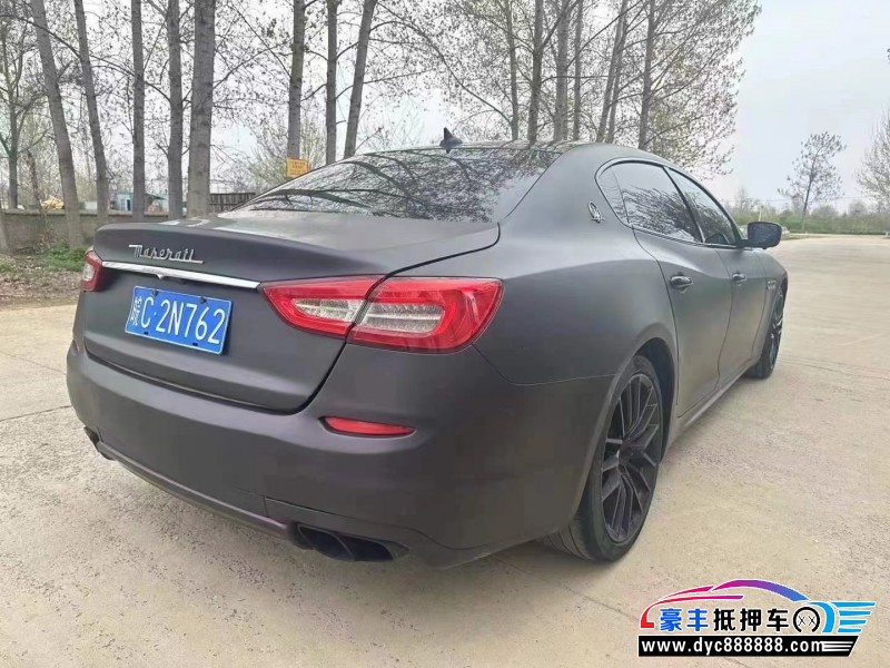 14年玛莎拉蒂总裁轿车抵押车出售