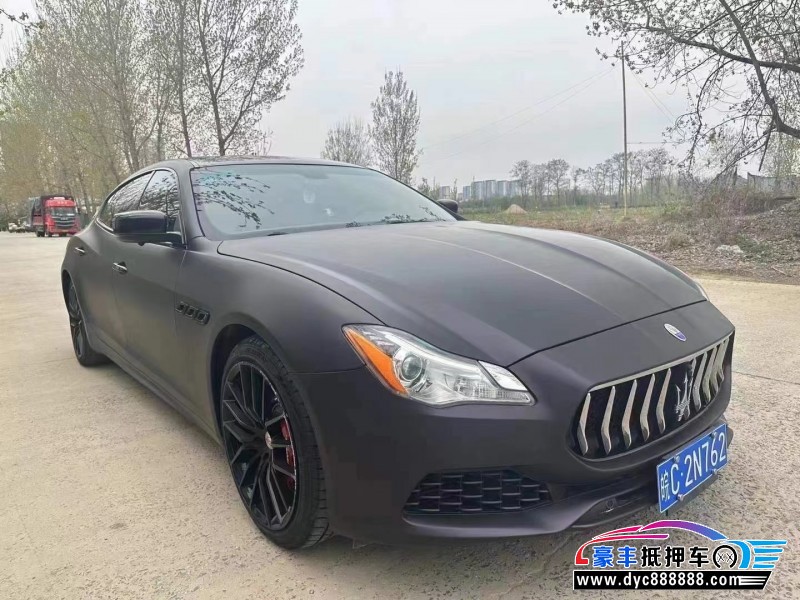 14年玛莎拉蒂总裁轿车抵押车出售