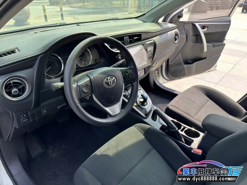 18年丰田卡罗拉轿车抵押车出售