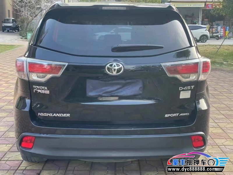 16年丰田汉兰达轿车抵押车出售