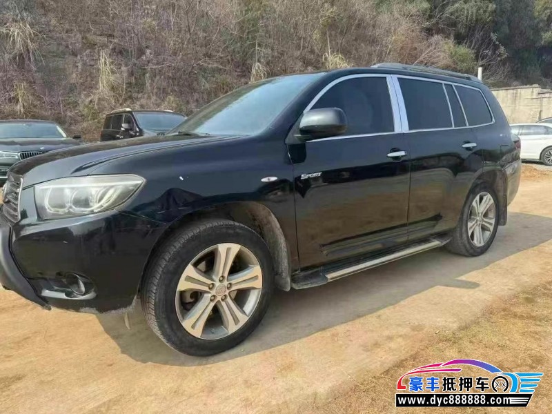 12年丰田汉兰达轿车抵押车出售