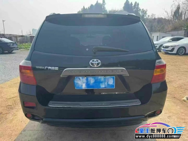 12年丰田汉兰达轿车抵押车出售