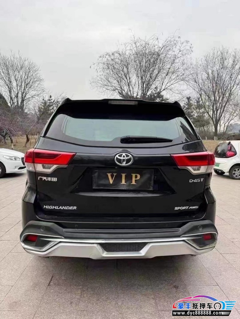 20年丰田汉兰达轿车抵押车出售