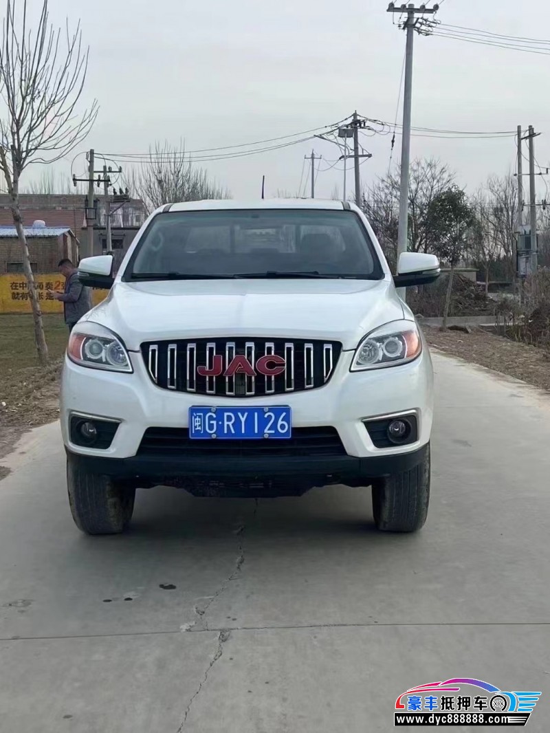 22年江淮帅铃T6轿车抵押车出售