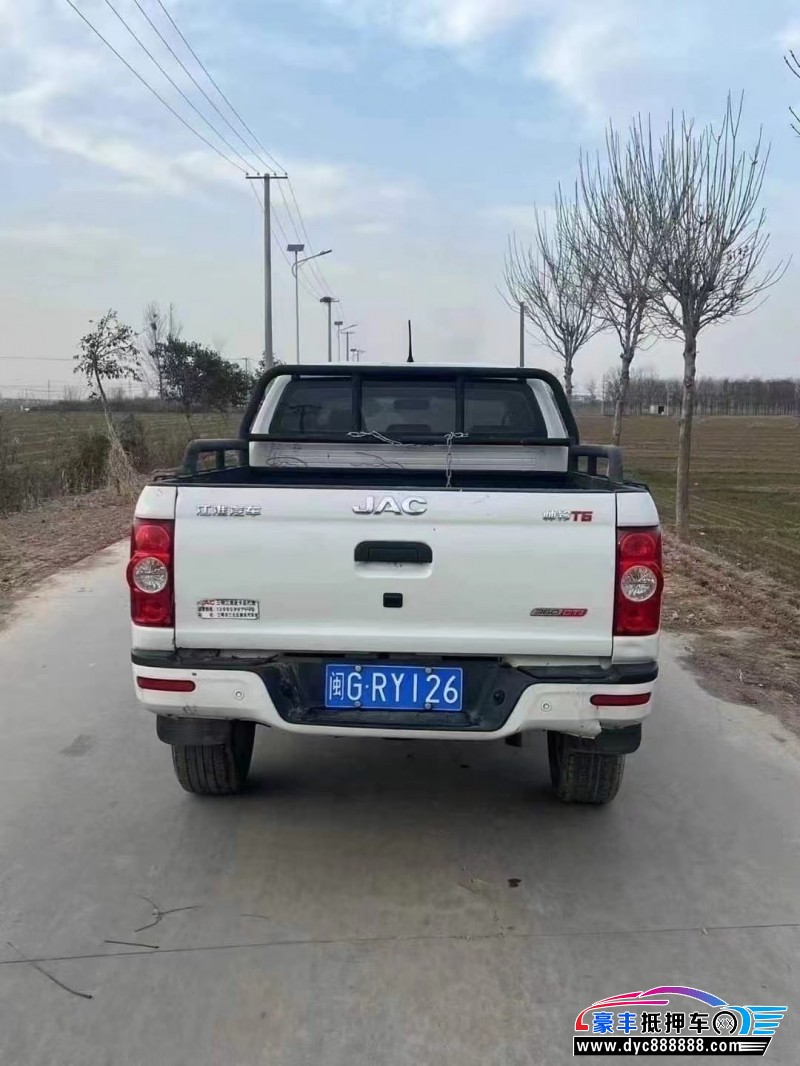 22年江淮帅铃T6轿车抵押车出售