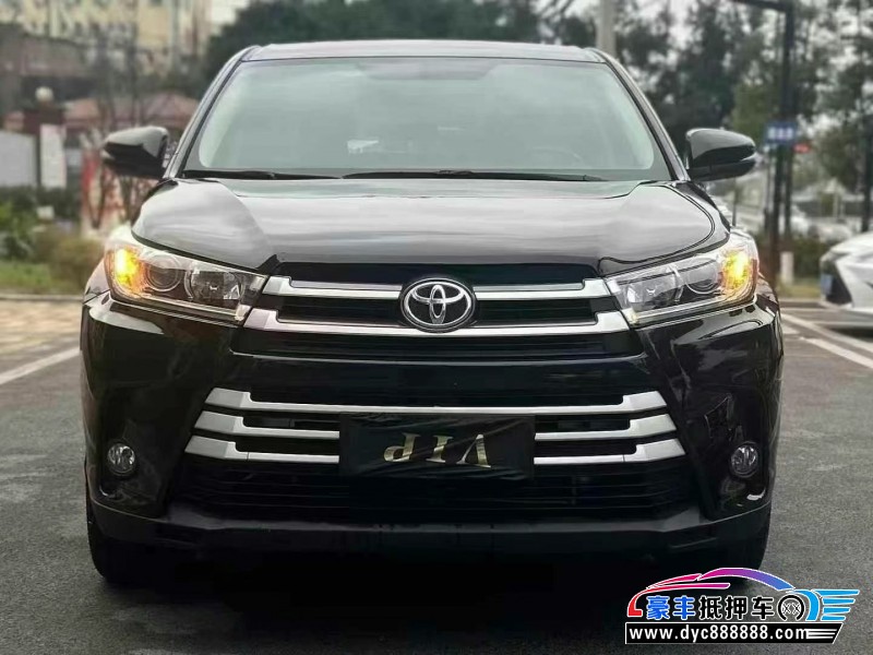 21年丰田汉兰达轿车抵押车出售