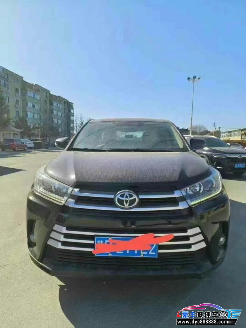 21年丰田汉兰达轿车抵押车出售