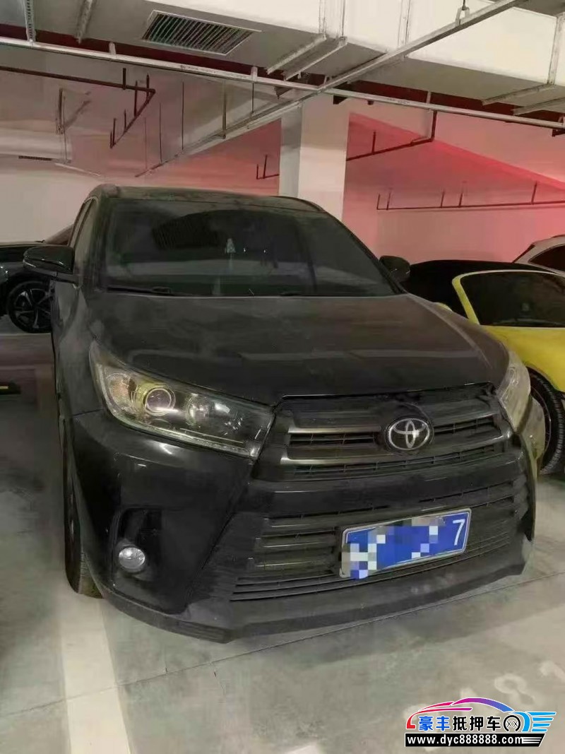 20年丰田汉兰达轿车抵押车出售