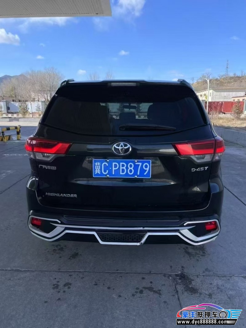 20年丰田汉兰达轿车抵押车出售