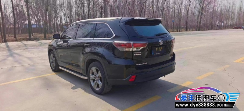 16年丰田汉兰达轿车抵押车出售