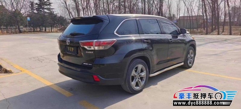 16年丰田汉兰达轿车抵押车出售