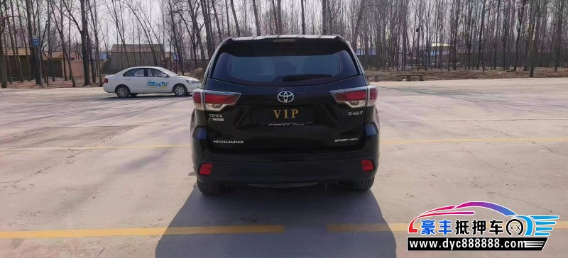 16年丰田汉兰达轿车抵押车出售