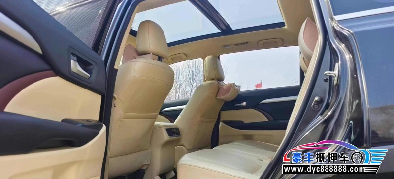 16年丰田汉兰达轿车抵押车出售