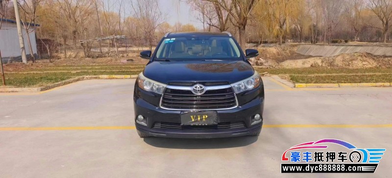 16年丰田汉兰达轿车抵押车出售