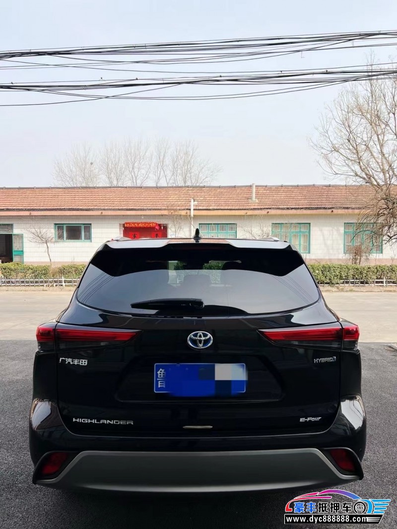 22年丰田汉兰达轿车抵押车出售