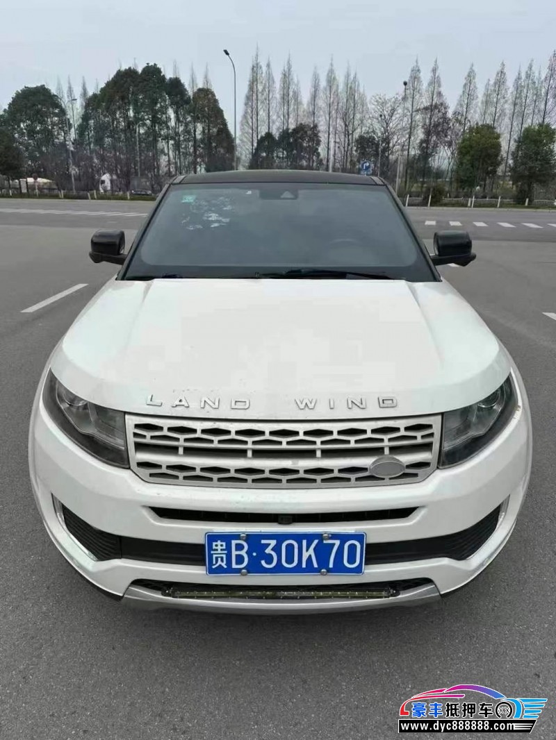 16年陆风X7轿车抵押车出售