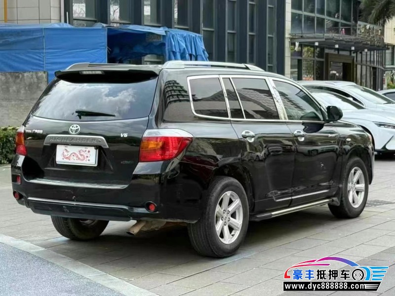 11年丰田汉兰达轿车抵押车出售