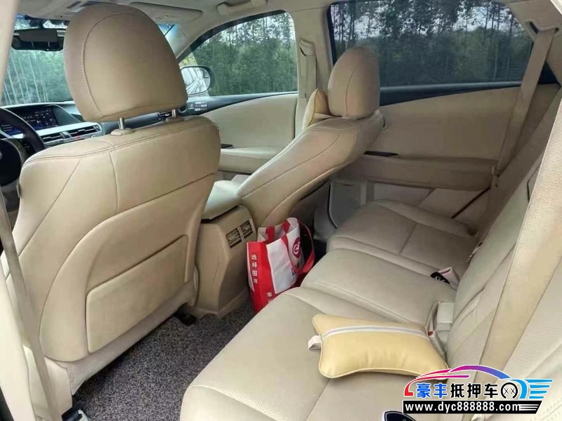 13年雷克萨斯RX轿车抵押车出售