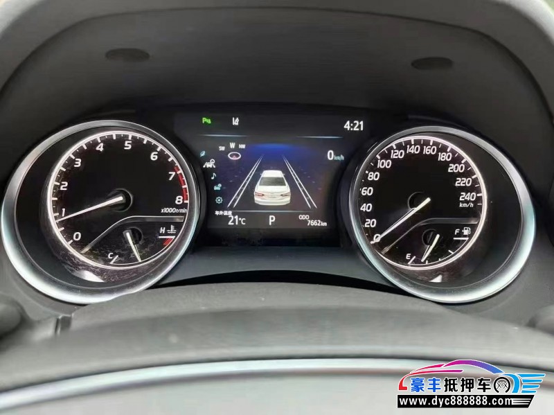 21年丰田凯美瑞轿车抵押车出售