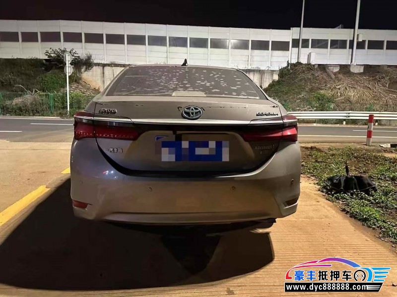 17年丰田卡罗拉轿车抵押车出售