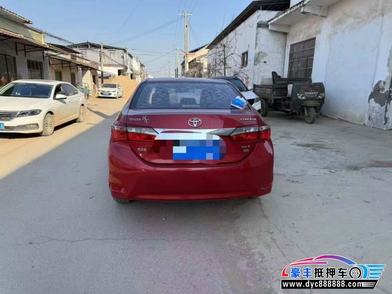 17年丰田卡罗拉轿车抵押车出售