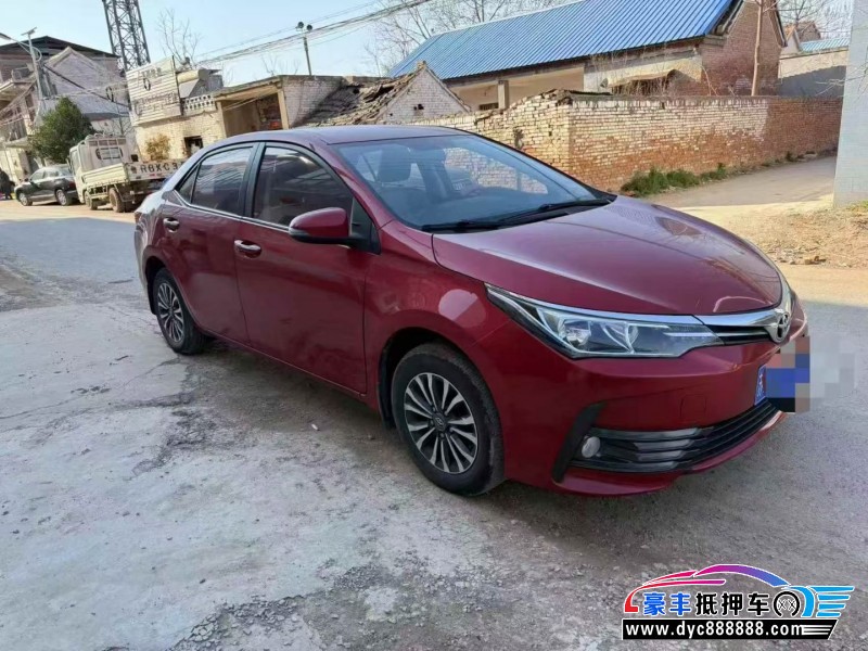 17年丰田卡罗拉轿车抵押车出售