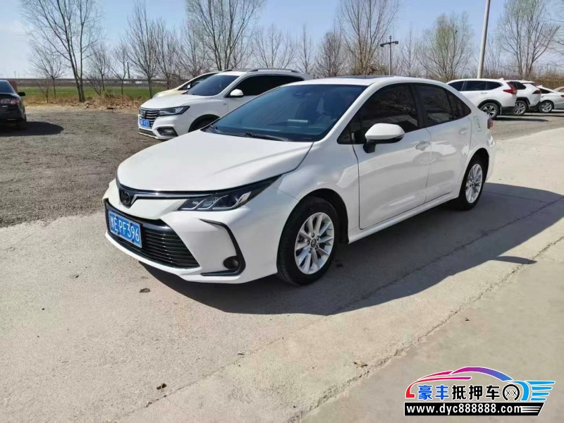 21年丰田卡罗拉轿车抵押车出售