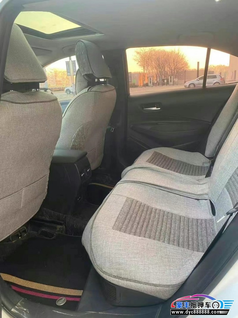 23年丰田卡罗拉轿车抵押车出售