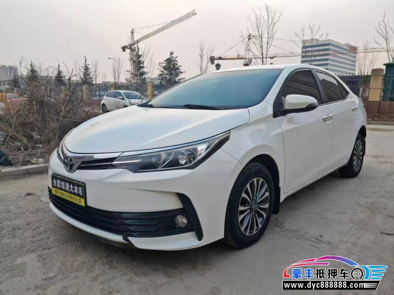 17年丰田卡罗拉轿车抵押车出售