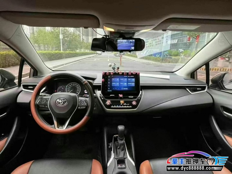 22年丰田卡罗拉轿车抵押车出售