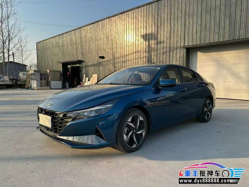 21年现代伊兰特轿车抵押车出售
