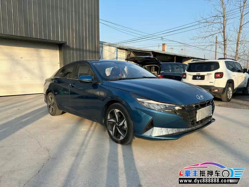 21年现代伊兰特轿车抵押车出售