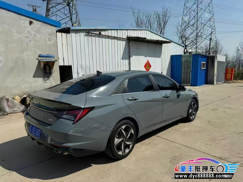 23年现代伊兰特轿车抵押车出售