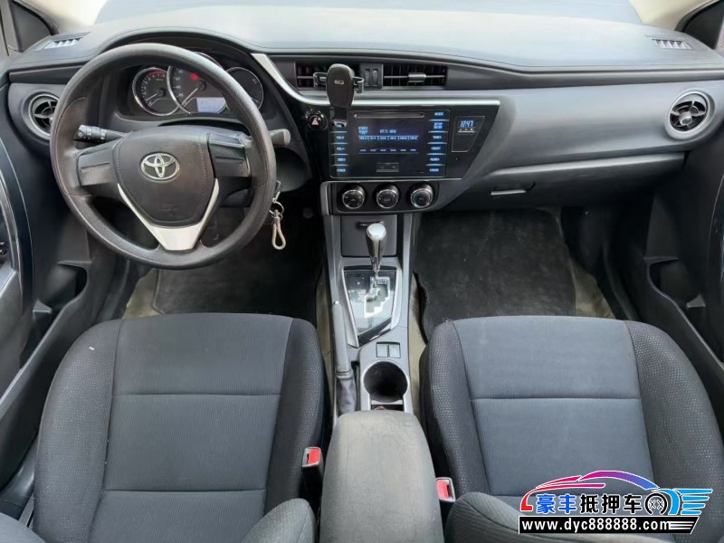 17年丰田卡罗拉轿车抵押车出售