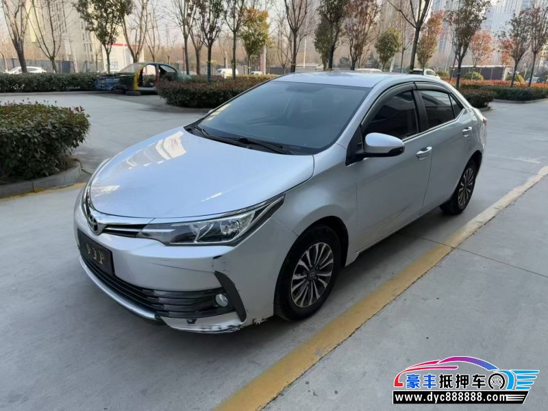 17年丰田卡罗拉轿车抵押车出售