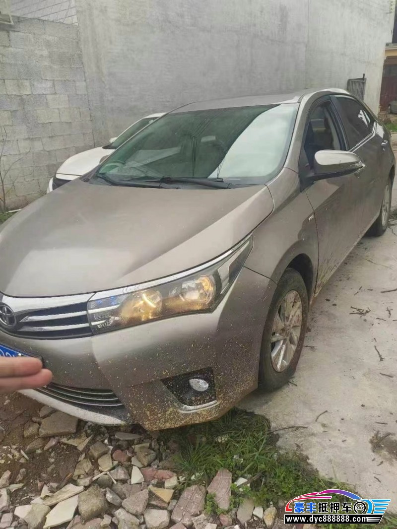 16年丰田卡罗拉轿车抵押车出售