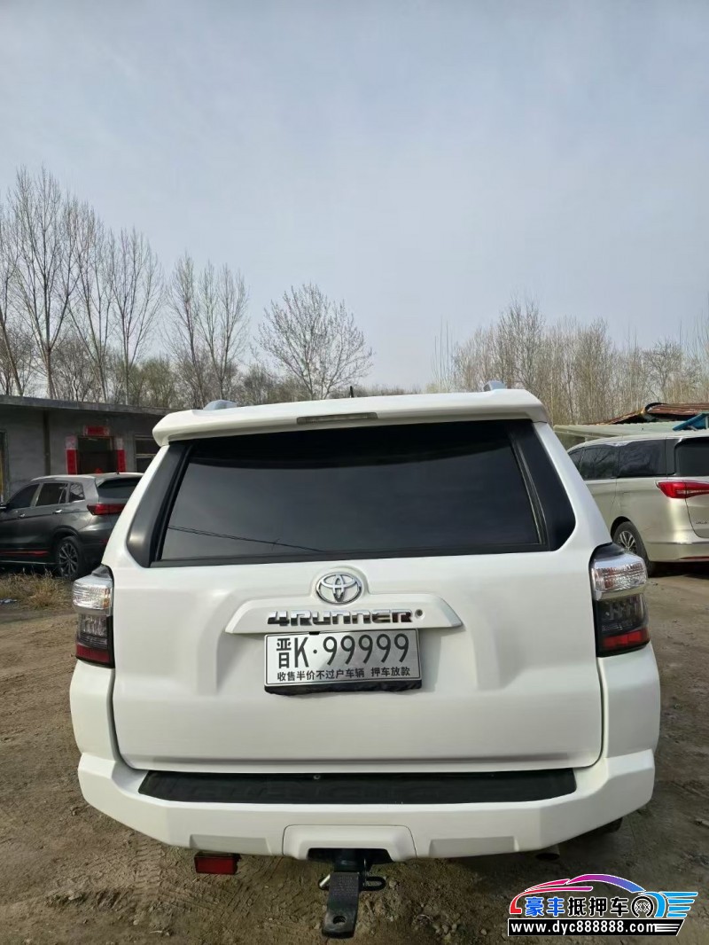 16年丰田普拉多(霸道)轿车抵押车出售