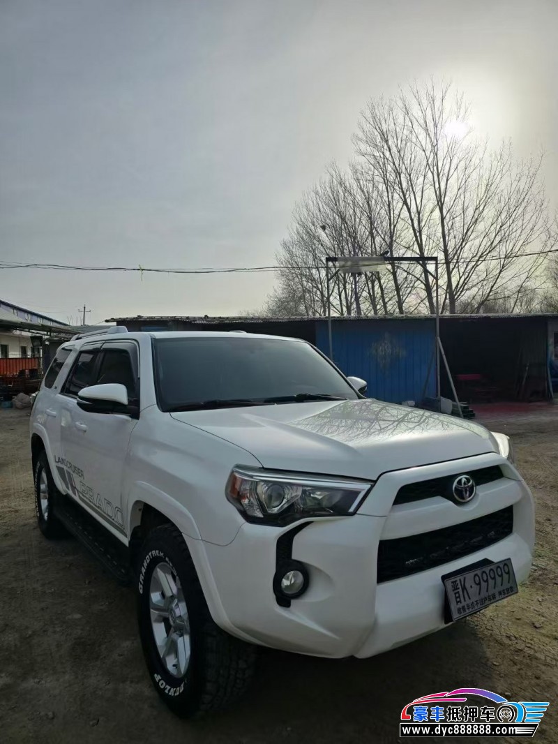 16年丰田普拉多(霸道)轿车抵押车出售