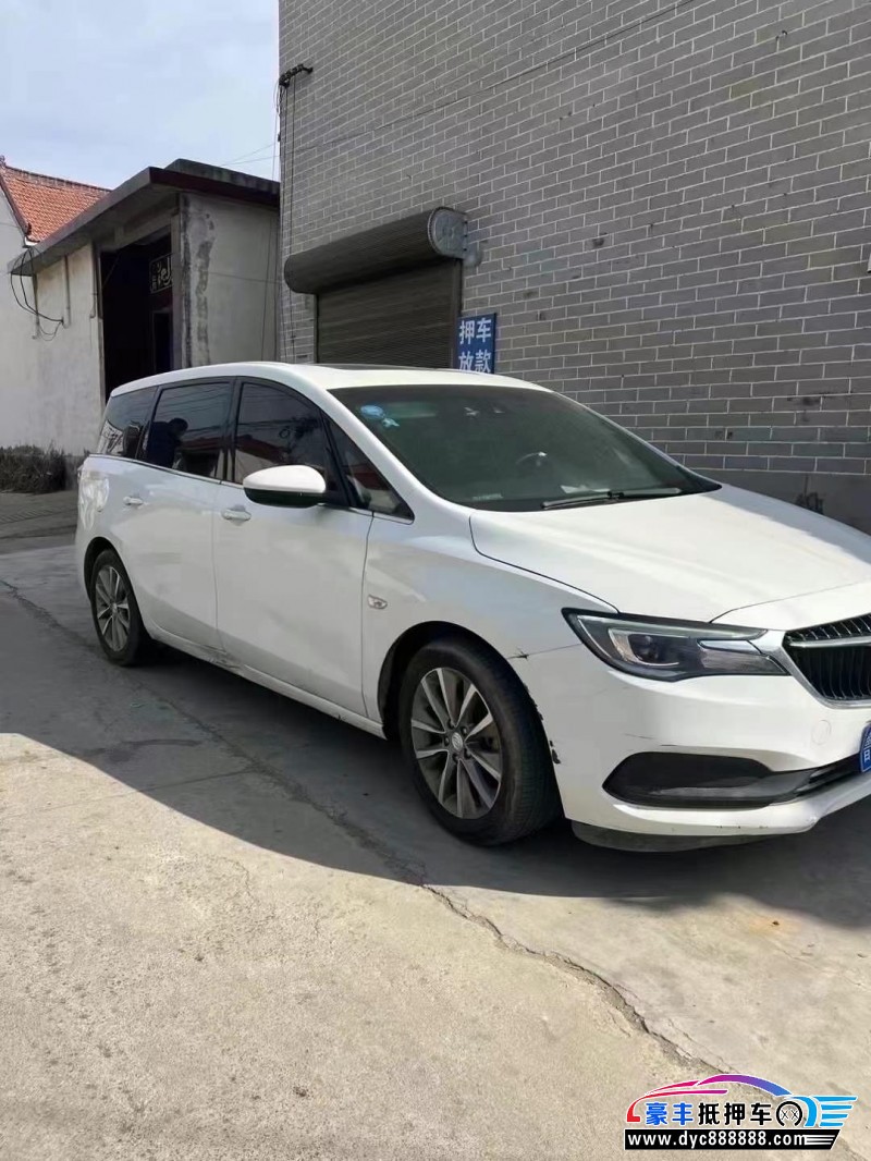 19年别克别克GL6轿车抵押车出售