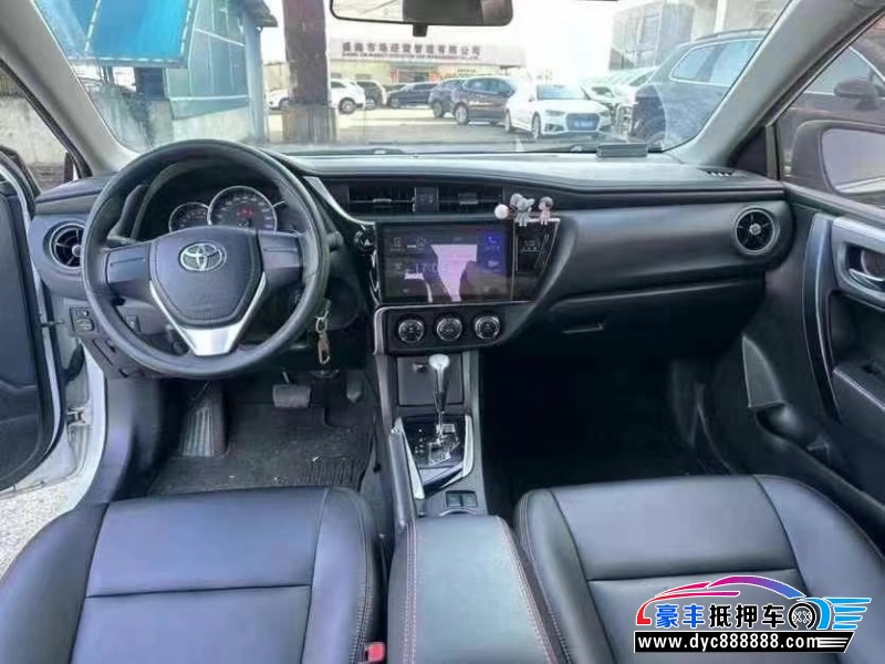 19年丰田卡罗拉轿车抵押车出售