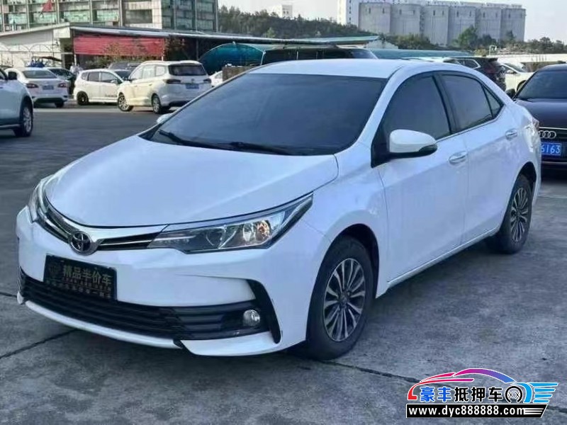 19年丰田卡罗拉轿车抵押车出售