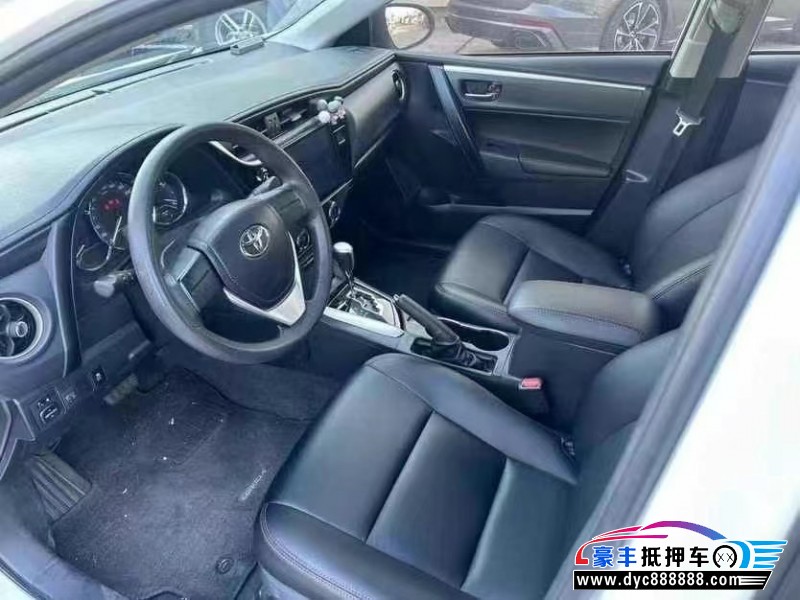 19年丰田卡罗拉轿车抵押车出售