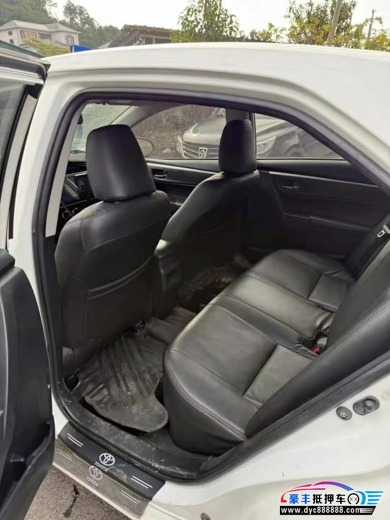 19年丰田卡罗拉轿车抵押车出售