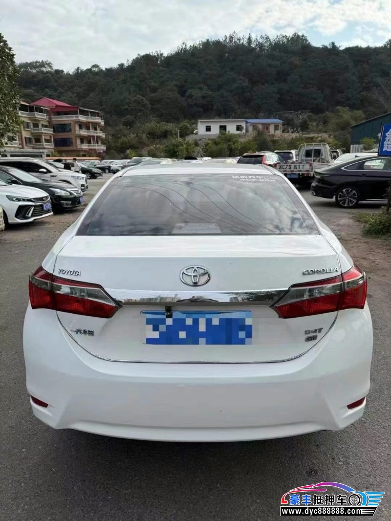 19年丰田卡罗拉轿车抵押车出售